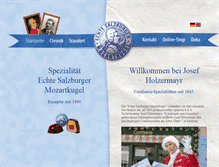 Tablet Screenshot of holzermayr.at